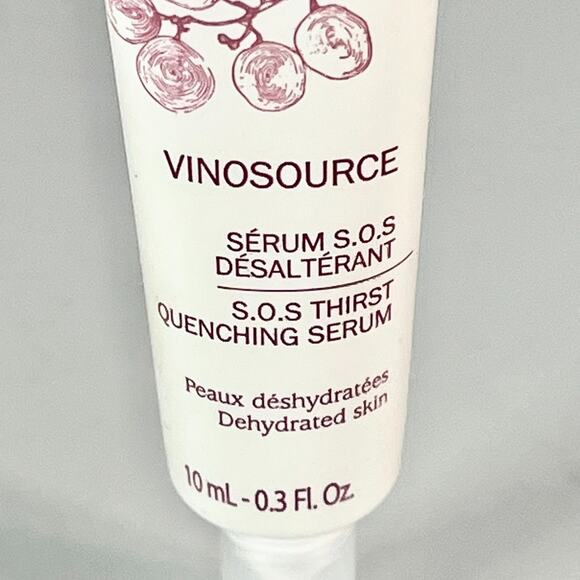 Caudalie VinoSource S.O.S. Thirst Quenching Serum Hydrate Travel .33 oz 10ml New - Picture 3 of 6